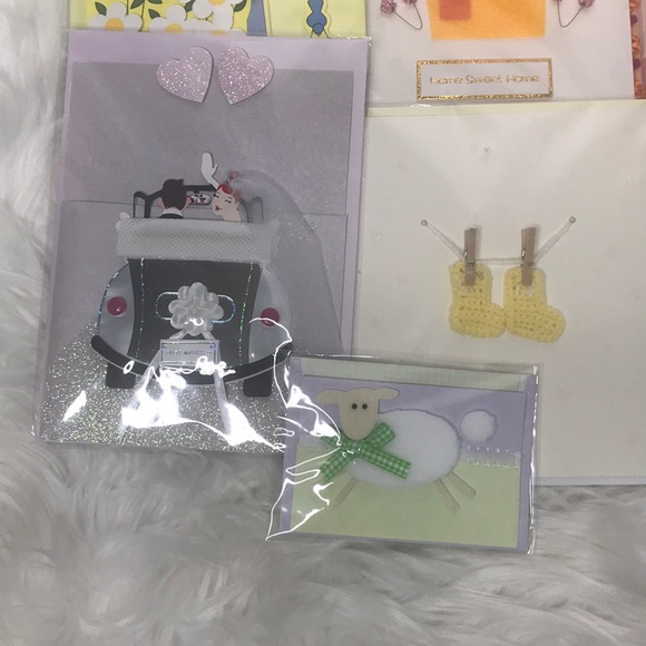 burgoyne Other - Greeting Cards Set of 7  Wedding Get Well Blank Brand New Handmade Unique Paper